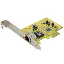 Gigabit Ethernet 10/100/1000 PCI Express (x1) Card